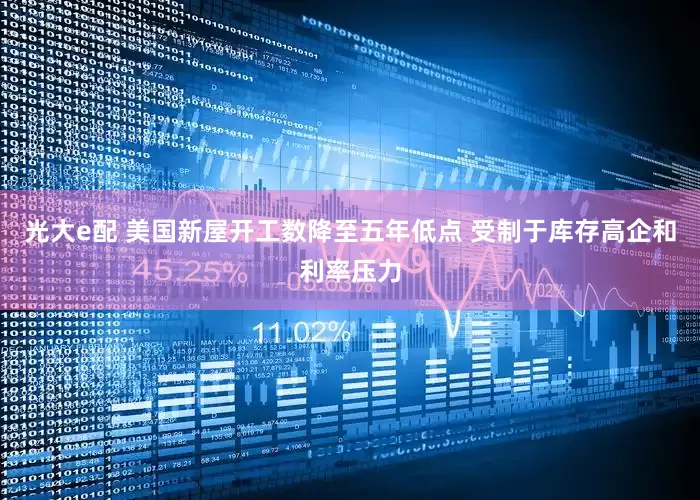 光大e配 美国新屋开工数降至五年低点 受制于库存高企和利率压力