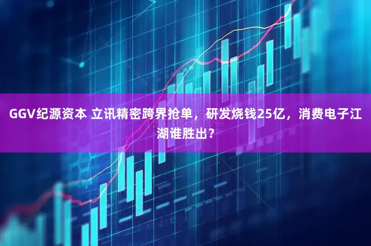 GGV纪源资本 立讯精密跨界抢单，研发烧钱25亿，消费电子江湖谁胜出？