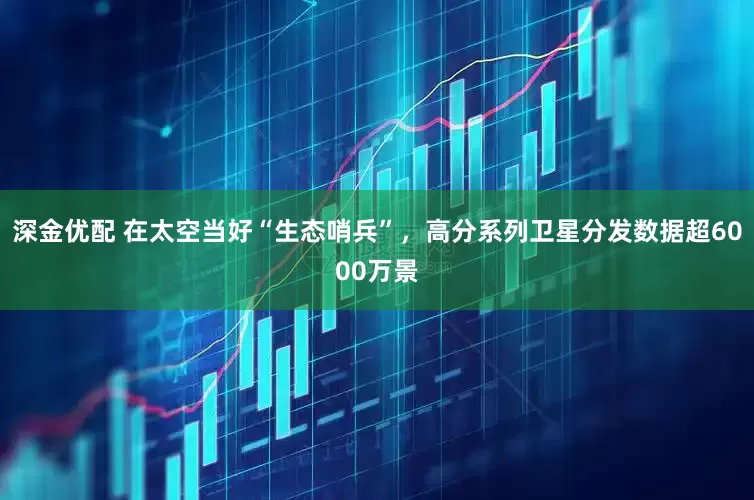 深金优配 在太空当好“生态哨兵”，高分系列卫星分发数据超6000万景